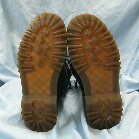 Dr. Martens Black Lace-Up Women's Boots - Picture 14 of 15